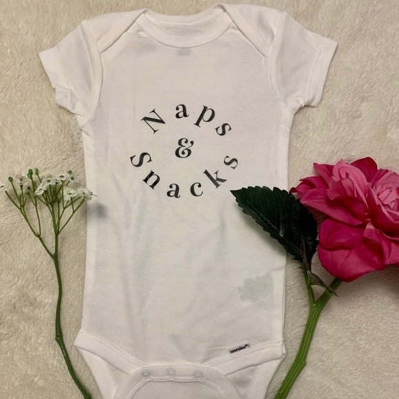 Naps & Snacks Baby Onepiece - Picture 1 of 2